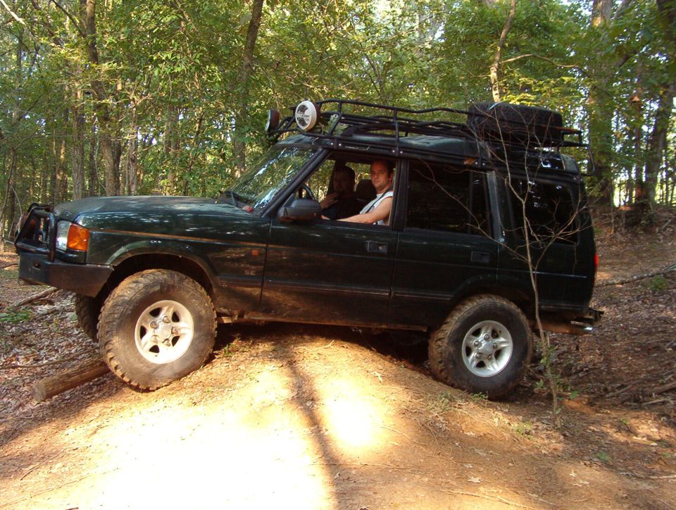 Ground clearance - vastly overrated, IMO.  The Disco started getting hot, so we quit wheeling and (literally) warmed up the potato cannon.