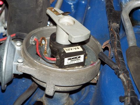 1973 Ford Ranchero - this is the Pertronix Ignitor module I had previously installed to replace the points & condensor set up; I'm going to replace it with Petr…