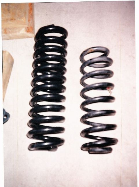 1996 Ford Bronco - Spring comparision