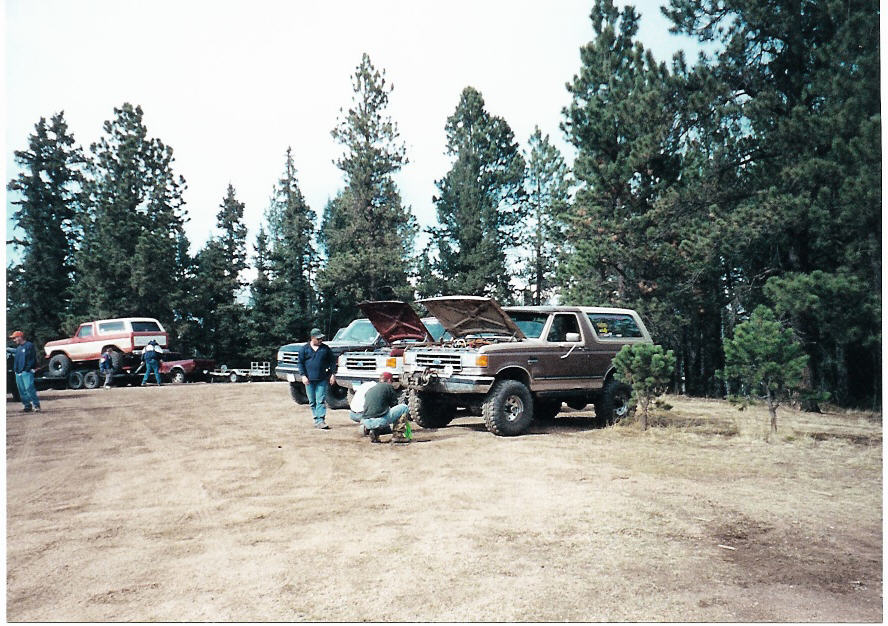Group shot at the end of the trail