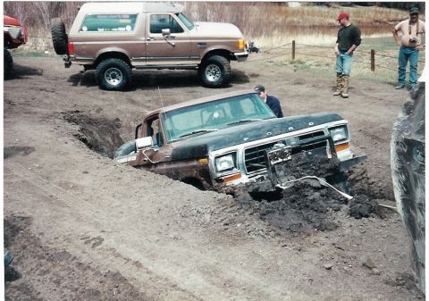 1996 Ford Bronco - Paul in "The Pit"