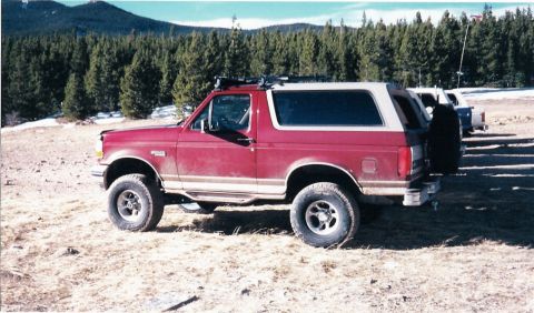 1996 Ford Bronco - Me at the top