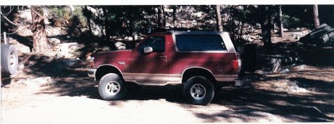 1996 Ford Bronco - Lunch time in the shade