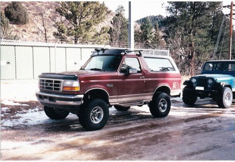 1996 Ford Bronco - First run for the new 33's