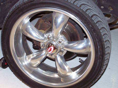 1973 Ford Ranchero - stock brake rotors before upgrade.
