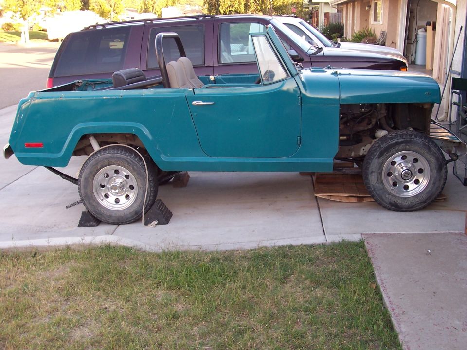 The rear springs installed.