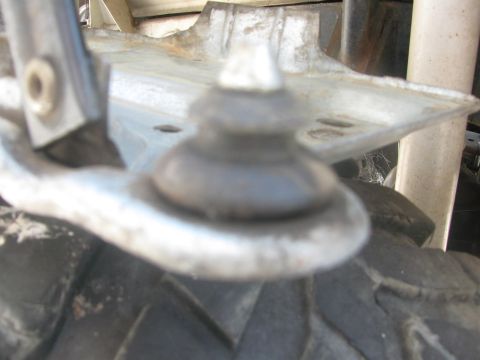 1996 Ford C-350 (Centurion Conversions) - These are what kept the factory Air cleaner box from comming out.
