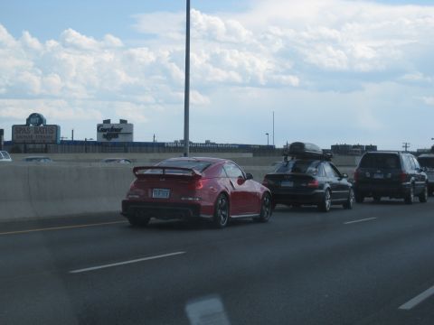 1990 Ford Probe - Nismo 350Z spotted on Southbound I25 heading into Denver, CO, on 9/5/09