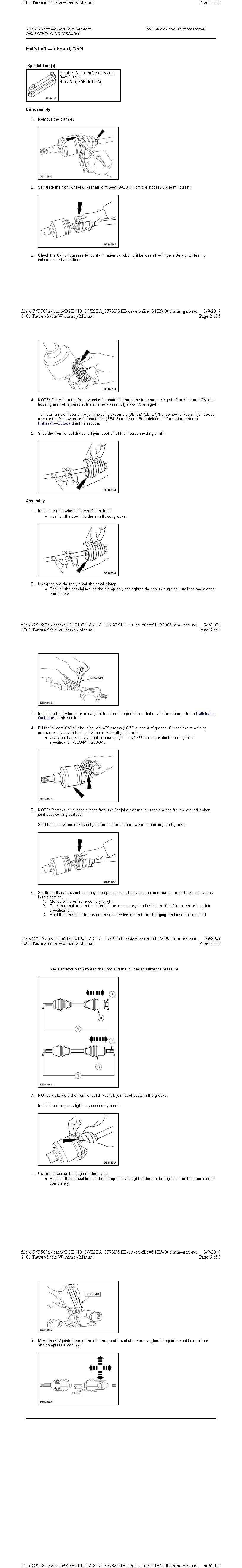 HalfShaft Inboard GKN