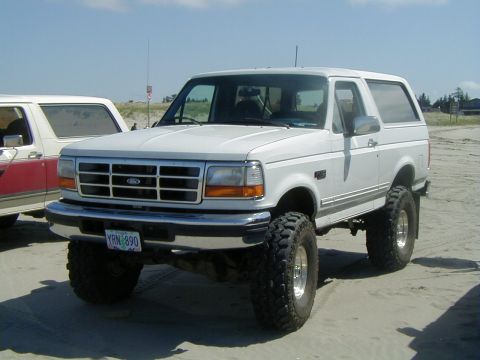 1996 Ford Bronco - Parked at the north end of the beach. (5/11/2002, by DK)