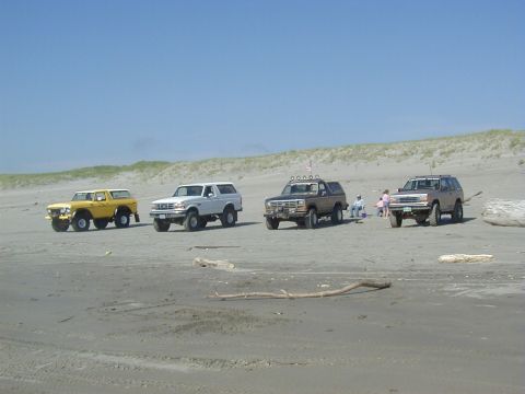 1996 Ford Bronco - A few of us stopped at Fort Stevens State Part, just south of the Columbia River, on the way home to spend some more time on the beach and…