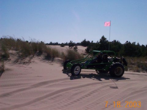 1987 Ford Supercrewzer - Keith driving Chris's buggy