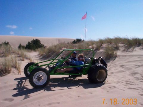 1987 Ford Supercrewzer - Kassie driving Chris's buggy