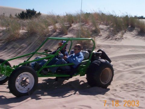 1987 Ford Supercrewzer - Kassie driving Chris's buggy