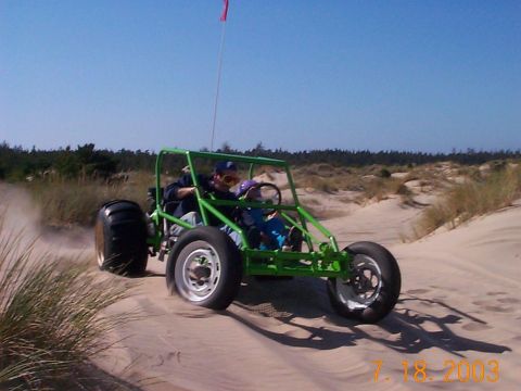 1987 Ford Supercrewzer - Kenzie driving Chris's buggy