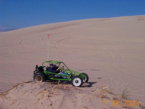 1987 Ford Supercrewzer - Kevin driving Chris's buggy