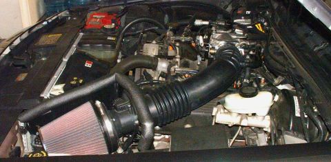 2004 Ford Crown Victoria - -7.5" K&N air filter. -K&N Crown Victoria 2003 modifed heat shield. -K&N Mercury Marauder filter adaptor. -80mm Mercury Marauder MAF sensor…