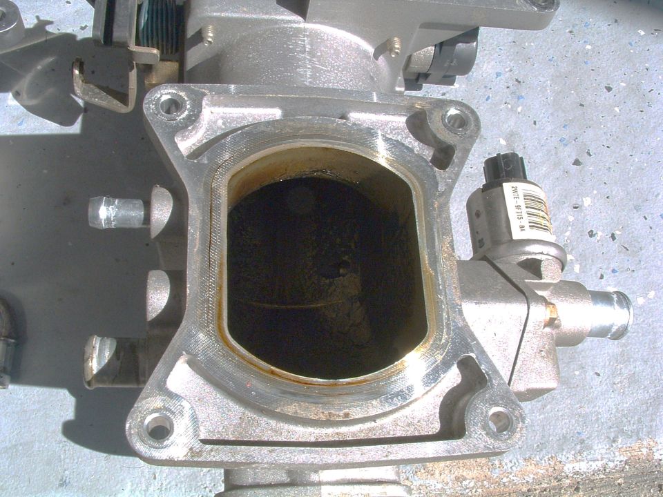 Aluminum throttle body or intake casting with sensor