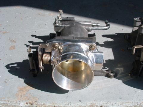 2004 Ford Crown Victoria - 70mm Acuffab Throttle Body & Ported & Polished stock Plenum.