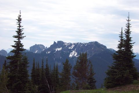 1996 Ford Bronco - Terrain around Mount Rainier. (View from Ravens Roost)(7/13/2002)