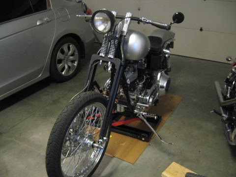 1979 Harley-Davidson FXRT Sport Glide - 1979 Shovelhead FXE alabaster silver (2009 honda accord color) paint