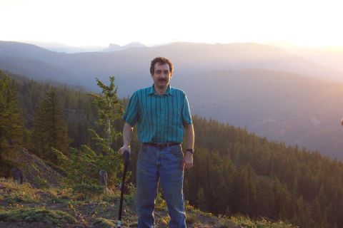 1996 Ford Bronco - Me at Bethel Ridge. (7/13/2002)
