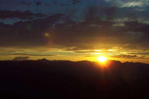 1996 Ford Bronco - Sunset from Bethel Ridge. (7/13/2002)