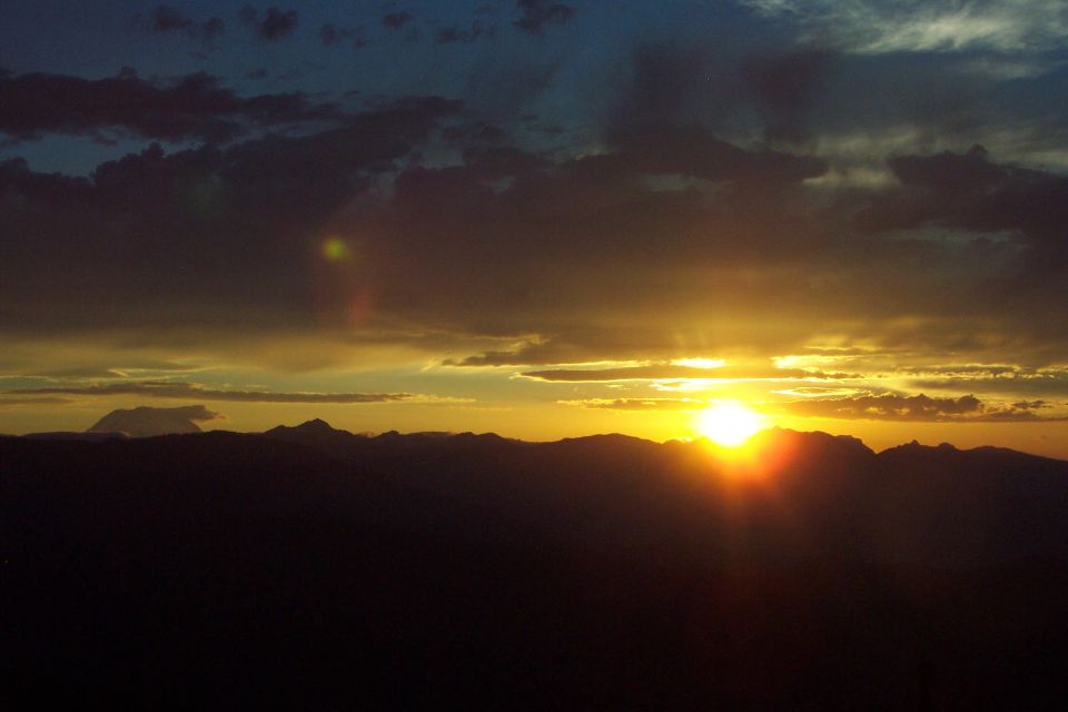 Sunset from Bethel Ridge.  <br>(7/13/2002)
