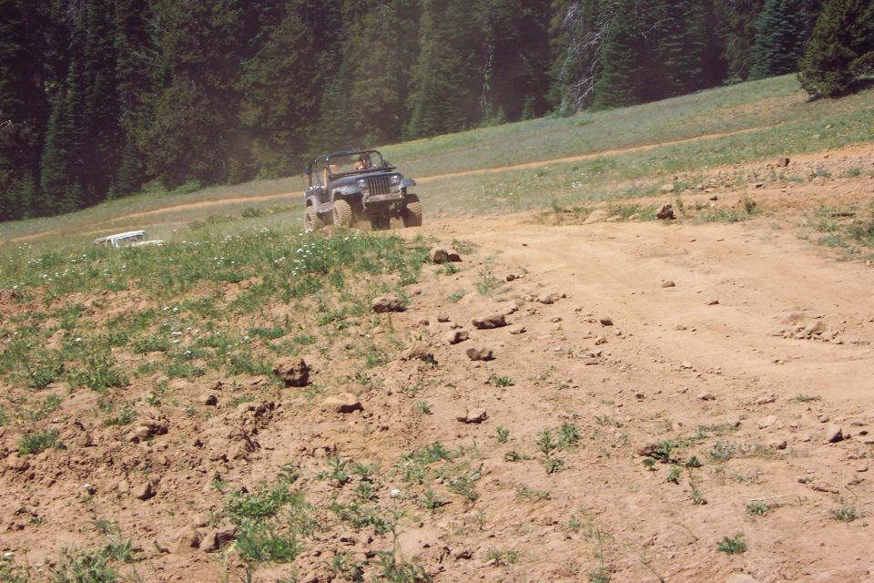 Laura Foxworthy on the hill climb to Funny Rocks/Moon Rooks.  <br>(7/14/2002)