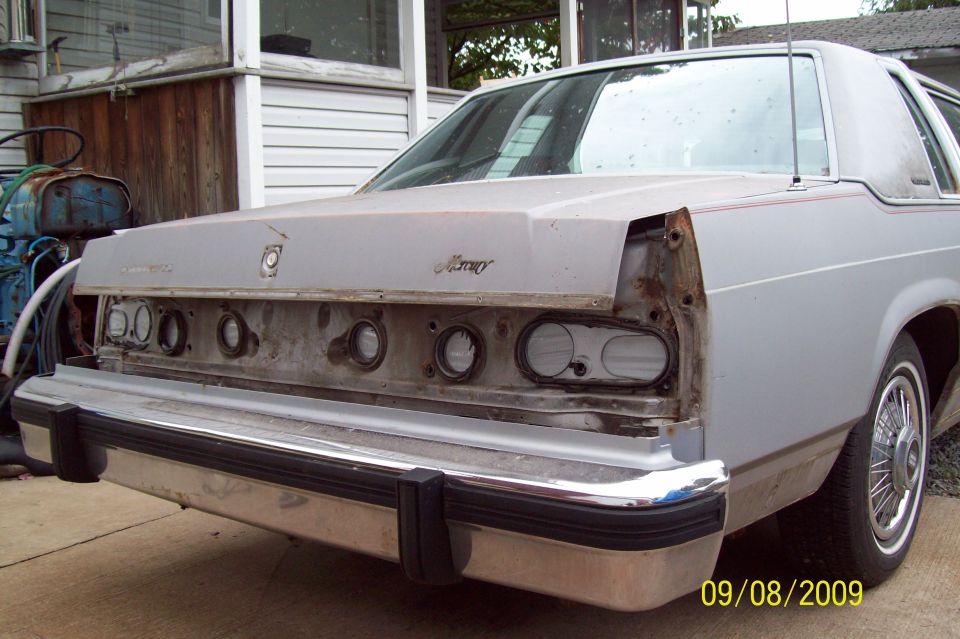 '85 Grand Marquis rear stripped