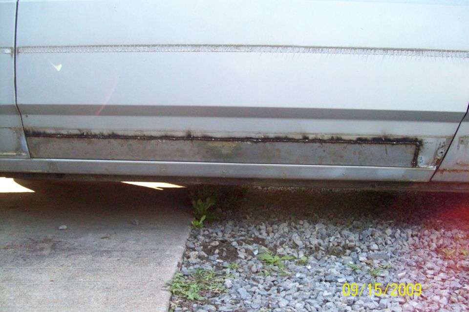 '85 Grand Marquis right door patch (panel homemade)
