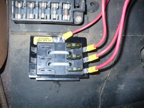 1979 Ford Bronco - Fuse block for gauges. Probably overkill, but couldn't hurt.