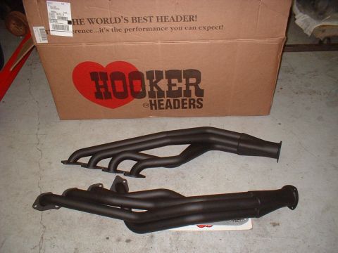 1970 Ford Torino - Ended up installing new Hooker Comp headers, old headers were for an automatic & you can't get the Z-bar in with them. These fit like a glo…