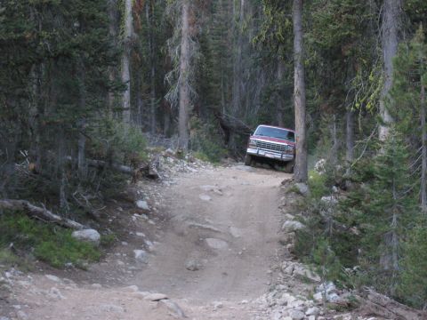 1981 Ford Bronco - Definitely one of the more tame sections of dirt.