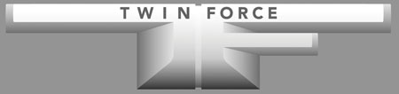 1993 Ford Taurus - Logo graphic with the text TWIN FORCE.