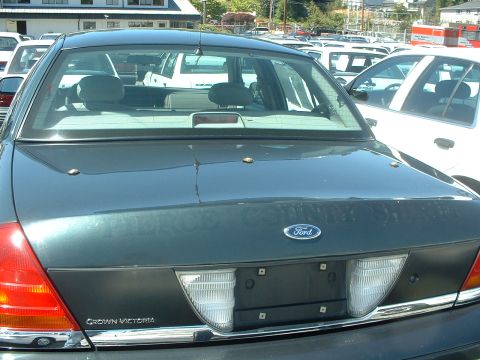 1999 Ford Crown Victoria - You can still see where it said "Pierce County Sheriff" on the trunk.