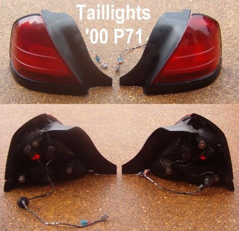 1994 Ford Crown Victoria - '00 P71 Taillights Note strobe holes
