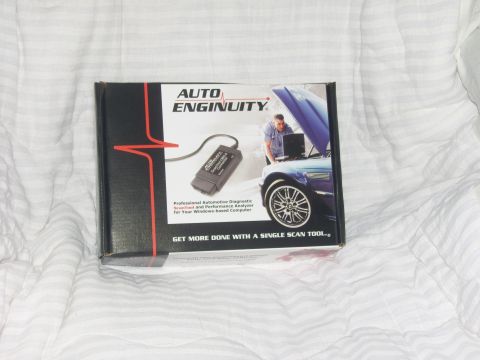 2007 Ford Mustang - Product photograph of an AutoEnginuity scan tool box, not a technical document.