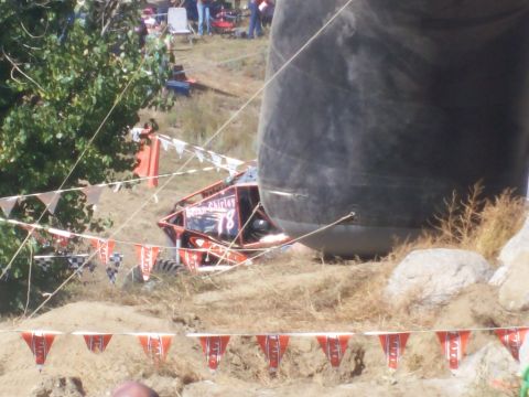 1993 Ford Bronco - An off-road buggy with the number 78 and driver name 'Benson Carley' is seen during an event.
