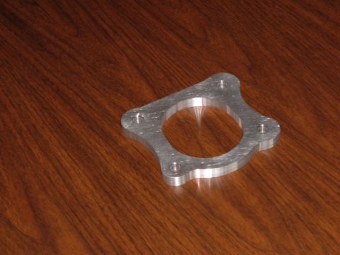 1981 Ford LTD - I whittled a new brake power booster spacer out of a chunk of 1/2" aluminum. The stock one was cheap plastic.