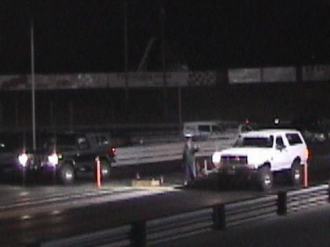 1996 Ford Bronco - Nick and Alvey - 1st Race.(8/10/2002)