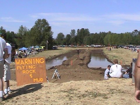 1996 Ford Bronco - The track before the racing began. (6/7/2003)