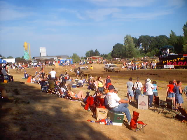 Jim Hayes and I staged at the starting line. <br>(6/7/2003)