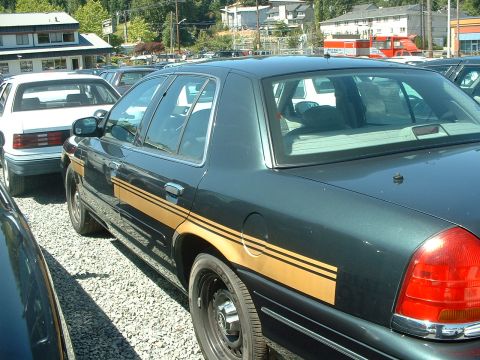 1999 Ford Crown Victoria - As you can see, all of the retired P.C.S cars still have most of the decals on them. Only "Pierce County Sheriff" and "Dial 911" are remove…