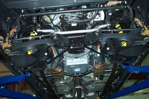 1996 Mercury Grand Marquis - A couple pictures taken by another CVN member long ago of the old Kenny Brown panther frame bracing