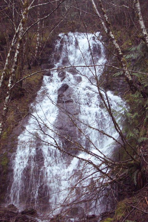 1996 Ford Bronco - Waterfall below Triangulation Point. (3/9/2003)