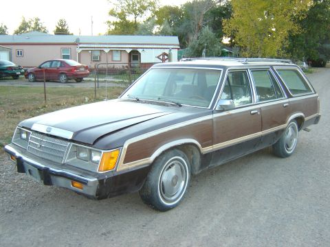 1984 Ford LTD - now rad and cat but it was going to be crushed