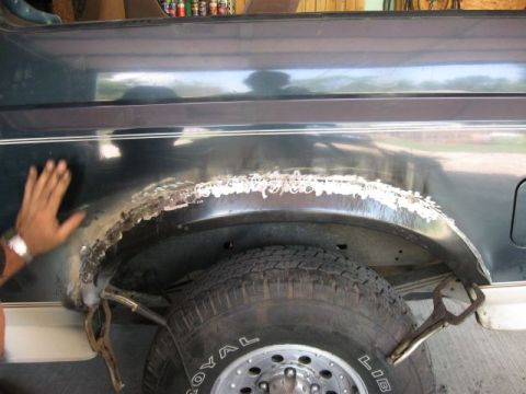 1992 Ford Bronco - cut out and fixed