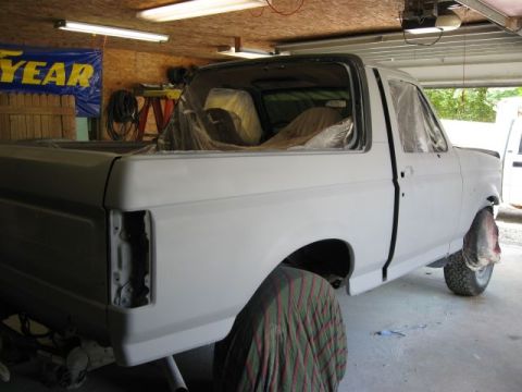 1992 Ford Bronco - after primer