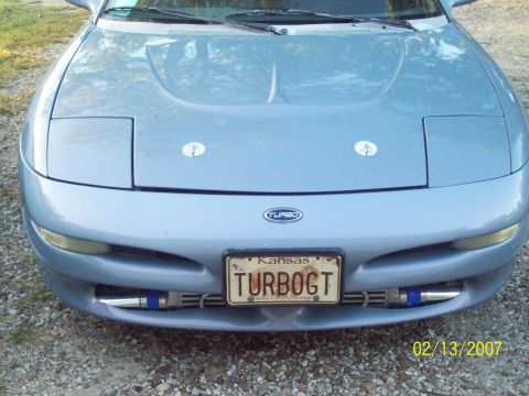 1995 Ford Probe - another shot of the car with the new fortier hood